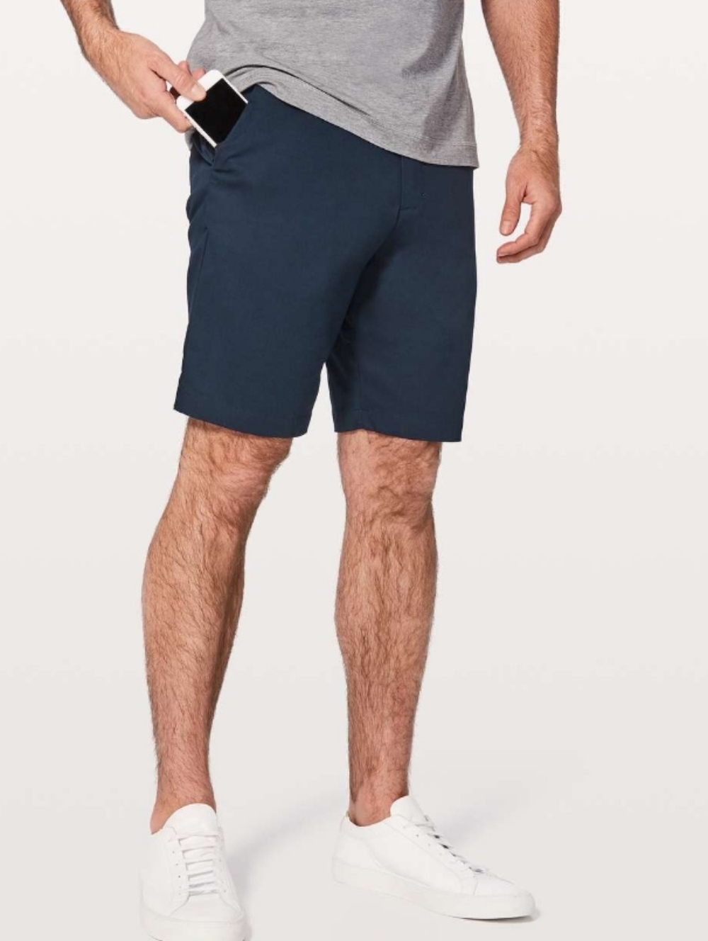 lululemon athletica Men's Navy Blue Athletic Shorts